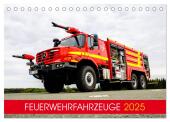 Feuerwehrfahrzeuge (Tischkalender 2025 DIN A5 quer), CALVENDO Monatskalender