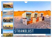 STRANDLUST Nordseeinsel Sylt (Wandkalender 2025 DIN A4 quer), CALVENDO Monatskalender