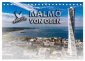 Malmö von oben (Tischkalender 2025 DIN A5 quer), CALVENDO Monatskalender