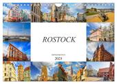 Rostock Impressionen (Wandkalender 2025 DIN A4 quer), CALVENDO Monatskalender