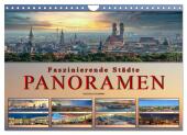 Faszinierende Städte, Panoramen (Wandkalender 2025 DIN A4 quer), CALVENDO Monatskalender