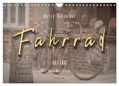 Fahrrad Alltag - Film Noir Style (Wandkalender 2025 DIN A4 quer), CALVENDO Monatskalender