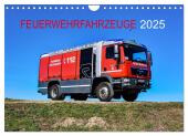 Feuerwehrfahrzeuge (Wandkalender 2025 DIN A4 quer), CALVENDO Monatskalender