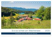 Es is so schee am Walchensee 2025 (Tischkalender 2025 DIN A5 quer), CALVENDO Monatskalender