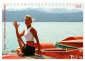 Yoga - Harmonie am Walchensee (Tischkalender 2025 DIN A5 quer), CALVENDO Monatskalender