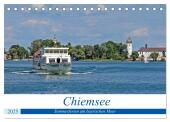 Chiemsee - Sommerferien am bayrischen Meer (Tischkalender 2025 DIN A5 quer), CALVENDO Monatskalender