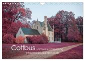 Cottbus und seine Umgebung in Infrarot (Wandkalender 2025 DIN A4 quer), CALVENDO Monatskalender