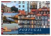 Portugal, der bunte Süden Europas (Tischkalender 2025 DIN A5 quer), CALVENDO Monatskalender
