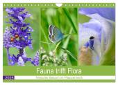 Fauna trifft Flora - Tierischer Besuch im Pflanzenreich (Wandkalender 2025 DIN A4 quer), CALVENDO Monatskalender