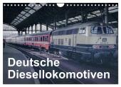 Deutsche Diesellokomotiven (Wandkalender 2025 DIN A4 quer), CALVENDO Monatskalender