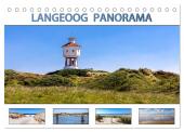 LANGEOOG PANORAMA (Tischkalender 2025 DIN A5 quer), CALVENDO Monatskalender