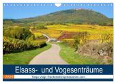 Elsass- und Vogesenträume (Wandkalender 2025 DIN A4 quer), CALVENDO Monatskalender