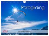 Paragliding - lautloses Schweben (Wandkalender 2025 DIN A4 quer), CALVENDO Monatskalender
