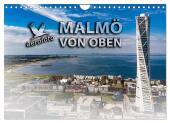 Malmö von oben (Wandkalender 2025 DIN A4 quer), CALVENDO Monatskalender