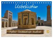 Usbekistan Mythos Seidenstraße hautnah (Tischkalender 2025 DIN A5 quer), CALVENDO Monatskalender