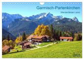 Garmisch-Partenkirchen Werdenfelser Land (Wandkalender 2025 DIN A4 quer), CALVENDO Monatskalender