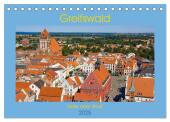 Greifswald, Bilder einer Stadt (Tischkalender 2025 DIN A5 quer), CALVENDO Monatskalender