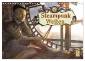 Steampunk Welten (Wandkalender 2025 DIN A4 quer), CALVENDO Monatskalender