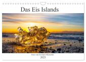 Das Eis Islands (Wandkalender 2025 DIN A4 quer), CALVENDO Monatskalender