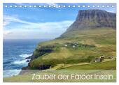 Zauber der Färöer Inseln (Tischkalender 2025 DIN A5 quer), CALVENDO Monatskalender