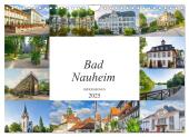 Bad Nauheim Impressionen (Wandkalender 2025 DIN A4 quer), CALVENDO Monatskalender