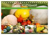 Bunte Kürbiswelt (Tischkalender 2025 DIN A5 quer), CALVENDO Monatskalender