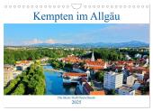 Kempten im Allgäu, die älteste Stadt Deutschlands (Wandkalender 2025 DIN A4 quer), CALVENDO Monatskalender