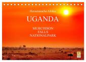 UGANDA - Murchison Falls Nationalpark (Tischkalender 2025 DIN A5 quer), CALVENDO Monatskalender