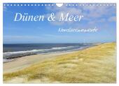 Dünen und Meer Nordseemomente (Wandkalender 2025 DIN A4 quer), CALVENDO Monatskalender