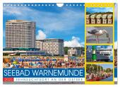 Seebad Warnemünde - Sehnsuchtsort an der Ostsee (Wandkalender 2025 DIN A4 quer), CALVENDO Monatskalender