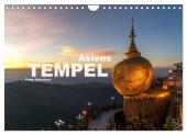 Asiens Tempel (Wandkalender 2025 DIN A4 quer), CALVENDO Monatskalender