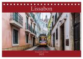 Lissabon - Traumstadt am Tejo (Tischkalender 2025 DIN A5 quer), CALVENDO Monatskalender
