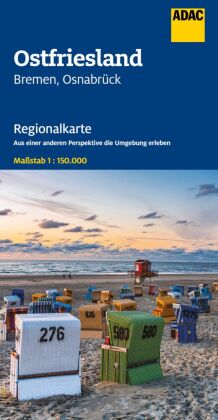 ADAC Regionalkarte 04 Ostfriesland 1:150.000