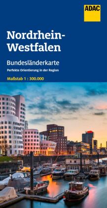 ADAC Bundesländerkarte Deutschland 06 Nordrhein-Westfalen 1:300.000