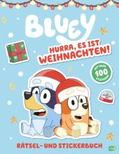 BLUEY - Hurra, es ist Weihnachten! - Rätsel- und Stickerbuch