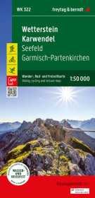 Wetterstein - Karwendel, Wander-, Rad- und Freizeitkarte 1:50.000, freytag & berndt, WK 322