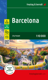 Barcelona, Stadtplan 1:10.000, freytag & berndt