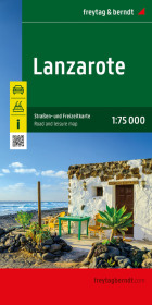 Lanzarote, Straßen- und Freizeitkarte 1:75.000, freytag & berndt