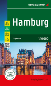 Hamburg, Stadtplan 1:10.000, freytag & berndt