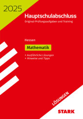 STARK Lösungen zu Original-Prüfungen und Training Hauptschulabschluss 2025 - Mathematik - Hessen