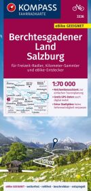 KOMPASS Fahrradkarte 3336 Berchtesgadener Land, Salzburg 1:70.000