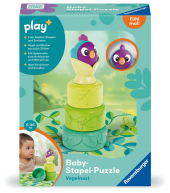 Play+ Baby-Stapel-Puzzle: Vogelnest