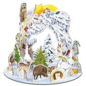 Steck-Adventskalender »Tiere im Winter«