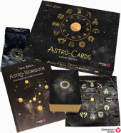 Astro-Cards - Luxury Edition, m. 2 Buch, m. 1 Beilage, m. 43 Beilage, m. 1 Beilage, m. 1 Beilage, 3 Teile