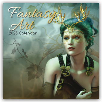 Fantasy Art - Fantasy Kunst 2025 - 16-Monatskalender