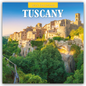 Tuscany - Toskana 2025 - 16-Monatskalender