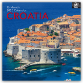 Croatia - Kroatien 2025 - 16-Monatskalender