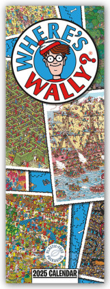 Where's Wally - Wo ist Wally 2025 - Slimline-Kalender