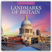 Landmarks of Britain - Sehenswürdigkeiten Großbritanniens 2025 - 16-Monatskalender
