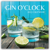 Gin o' Clock - Zeit für Gin 2025 - 16-Monatskalender